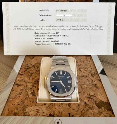 Patek Philippe Nautilus 5711 1p-001 40th Anniversary Full Set
