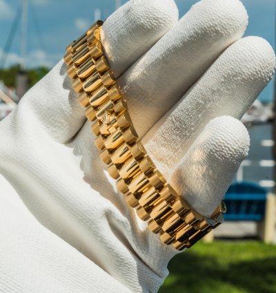 Rolex Day-date 40 40mm Champagne Stick