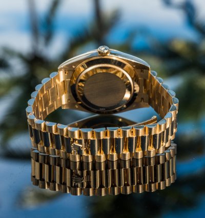Rolex Day-date 40 40mm Champagne Stick