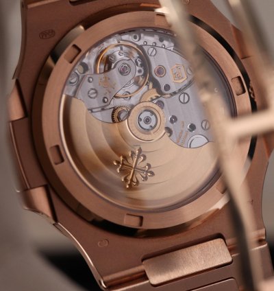 Patek Philippe Nautilus 5711 1r Rose Gold 40mm Brown Dial Bracelet Complete Set