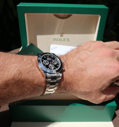 Rolex Daytona Cosmograph Daytona 2023 2024 Rolex Daytona White Gold Black Dial Baby Le Mans