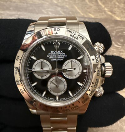 Rolex Daytona Cosmograph Daytona 2023 2024 Rolex Daytona White Gold Black Dial Baby Le Mans