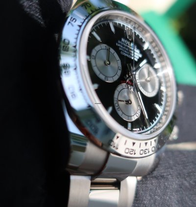 Rolex Daytona Cosmograph Daytona 2023 2024 Rolex Daytona White Gold Black Dial Baby Le Mans
