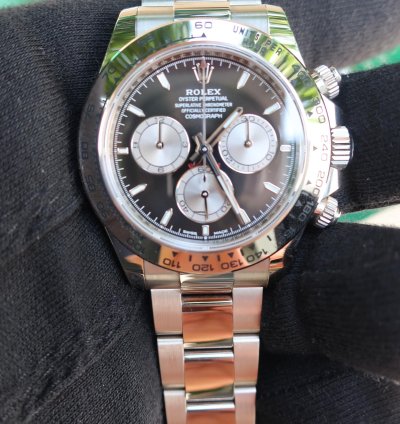 Rolex Daytona Cosmograph Daytona 2023 2024 Rolex Daytona White Gold Black Dial Baby Le Mans