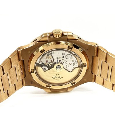 Patek Philippe Nautilus 5711 1r-001 Brown Dial 18k Rose Gold Automatic Men Watch 2017