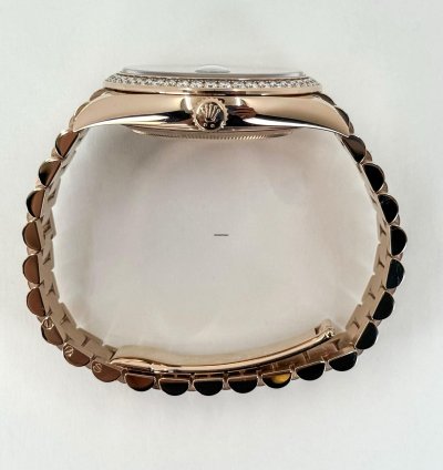 Rolex Day-date 40 40mm Diamond Bezel Rose Gold Eisenkiesel Dial Presidential