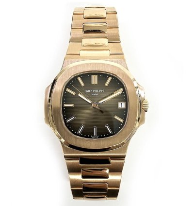 Patek Philippe Nautilus 5711 1r-001 Nautilus Brown Dial 18k Rose Gold Automatic Men Watch 2017