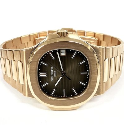 Patek Philippe Nautilus 5711 1r-001 Nautilus Brown Dial 18k Rose Gold Automatic Men Watch 2017