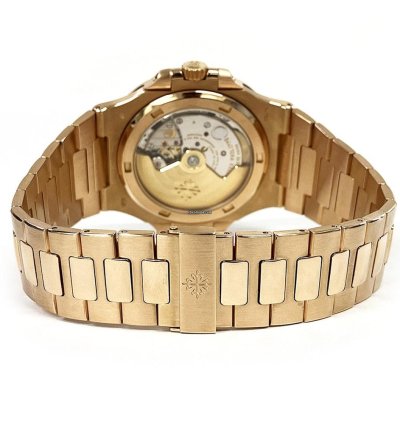 Patek Philippe Nautilus 5711 1r-001 Nautilus Brown Dial 18k Rose Gold Automatic Men Watch 2017