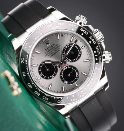 Rolex Daytona Cosmograph Daytona 2025 New Ghost 40mm White Gold Oysterflex 126519 Ln