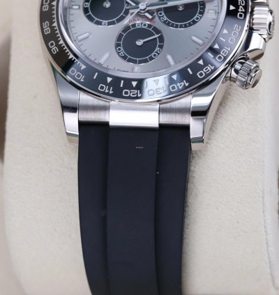 Rolex Daytona Cosmograph Daytona 2025 New Ghost 40mm White Gold Oysterflex 126519 Ln