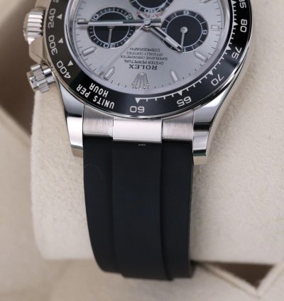 Rolex Daytona Cosmograph Daytona 2025 New Ghost 40mm White Gold Oysterflex 126519 Ln