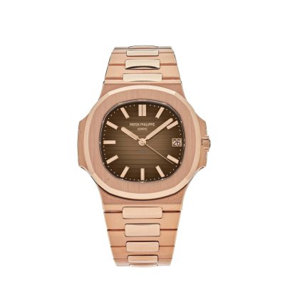 Patek Philippe Nautilus 5711 1r-001 Rose Gold Brown Dial Date 2021
