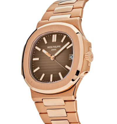 Patek Philippe Nautilus 5711 1r-001 Rose Gold Brown Dial Date 2021