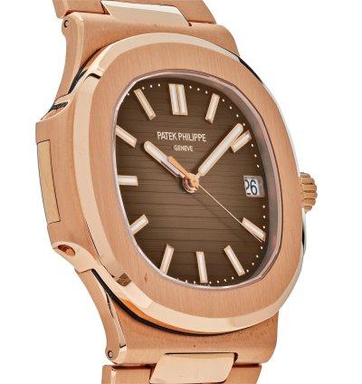 Patek Philippe Nautilus 5711 1r-001 Rose Gold Brown Dial Date 2021