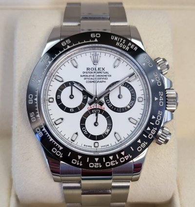 Rolex Daytona Cosmograph Daytona 40mm 116500 Oystersteel White Dial Unworn Complete 2022