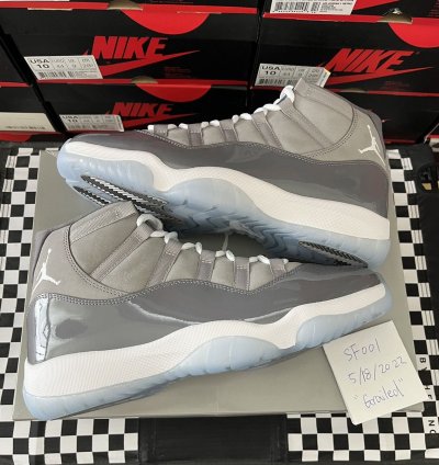 Air Jordan 11 Retro Cool Grey 2021 Ct8012-005 Size 10 5