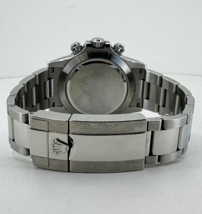 Rolex Daytona Cosmograph Daytona 40mm Black Ceramic Bezel Stainless Steel White Dial 116500ln