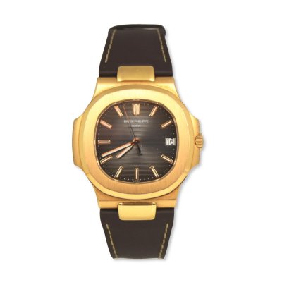 Patek Philippe Nautilus 5711 Rose Gold With Leather Strap 40mm