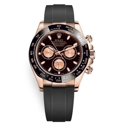 Rolex Daytona Cosmograph Daytona 40mm Black Index Dial Osyterflex Band 116515ln