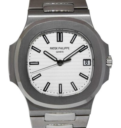 Patek Philippe Nautilus 5711 Steel Silver Dial Mens Watch 16 5711 1a