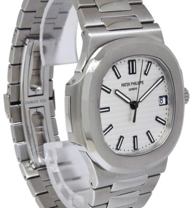 Patek Philippe Nautilus 5711 Steel Silver Dial Mens Watch 16 5711 1a
