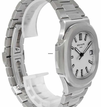 Patek Philippe Nautilus 5711 Steel Silver Dial Mens Watch 16 5711 1a