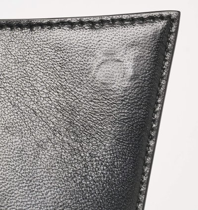 Balenciaga Black Croc Embossed Leather Small Hourglass Top Handle Bag