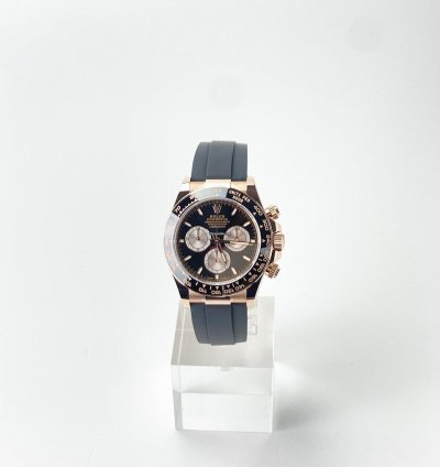 Rolex Daytona Cosmograph Daytona 40mm Everose Oysterflex Black Sundust