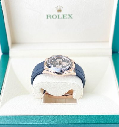 Rolex Daytona Cosmograph Daytona 40mm Everose Oysterflex Black Sundust