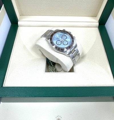 Rolex Daytona Cosmograph Daytona 40mm Ice Blue Dial Platinum