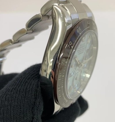 Rolex Daytona Cosmograph Daytona 40mm Platinum - Ice Blue Diamond Dial - Oyster Bracelet 116506