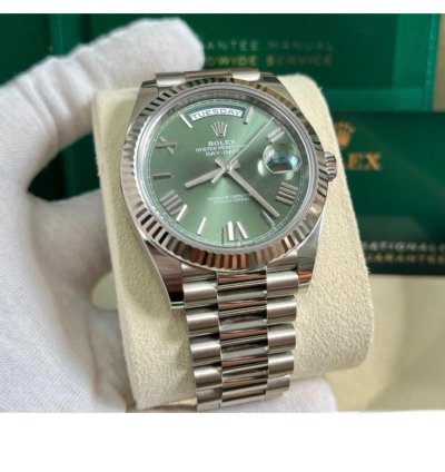 Rolex Day-date 40 40mm Green Dial Unworn Full Set 228239