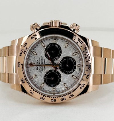 Rolex Daytona Cosmograph Daytona 40mm Rose Gold Meteorite Index Dial 116505