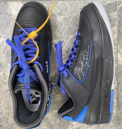Air Jordan 2 Retro Low Black Varsity Royal
