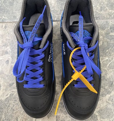Air Jordan 2 Retro Low Black Varsity Royal