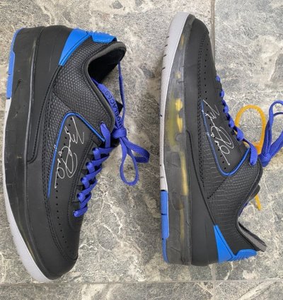 Air Jordan 2 Retro Low Black Varsity Royal