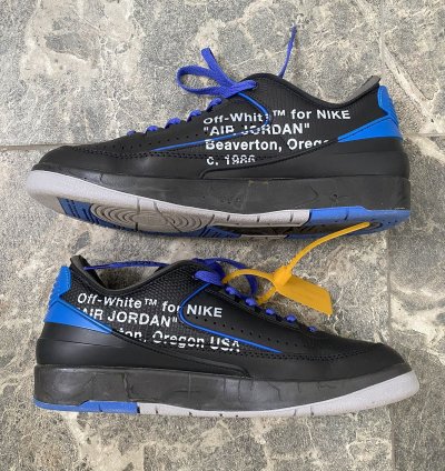 Air Jordan 2 Retro Low Black Varsity Royal