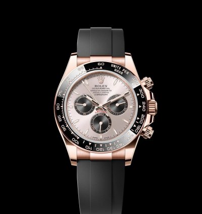 Rolex Daytona Cosmograph Daytona 40mm Sundust Index Dial Oysterflex Band 126515