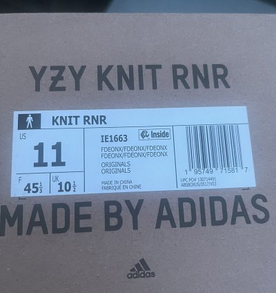 Yeezy Knit Rnr Fade Onyx