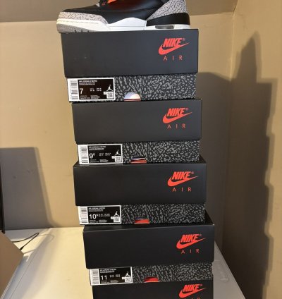 Air Jordan 3 Black Cement 2024