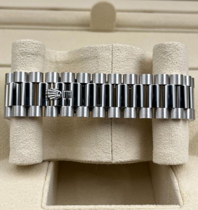 Rolex Day-date 40 40mm Ice Blue Roman Dial Platinum Bracelet 228236 Unworn 2024