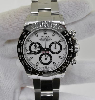 Rolex Daytona Cosmograph Daytona 40mm White Steel Watch 116500ln New 2021