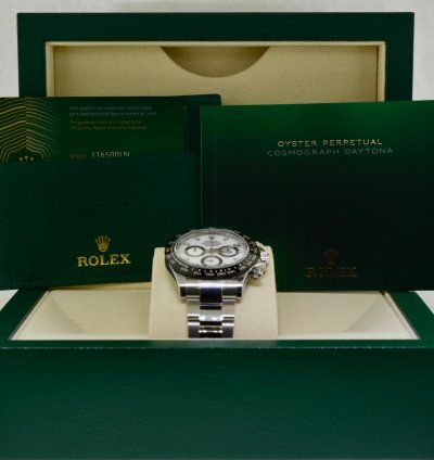 Rolex Daytona Cosmograph Daytona 40mm White Steel Watch 116500ln New 2021