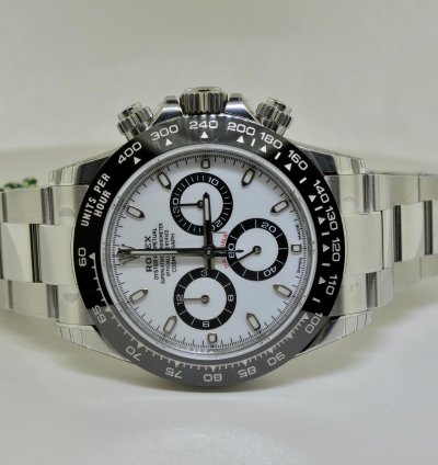 Rolex Daytona Cosmograph Daytona 40mm White Steel Watch 116500ln New 2021