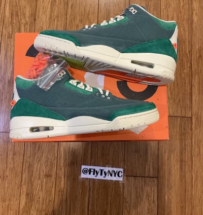 Air Jordan 3 Nina Chanel Abney Bicoastal Men Size 10 5