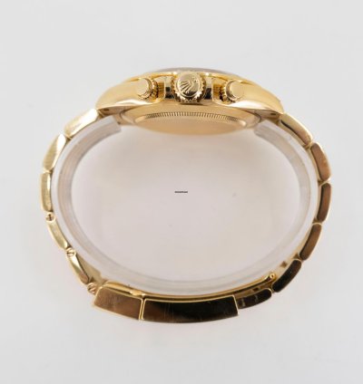 Rolex Daytona Cosmograph Daytona 40mm Yellow Gold Black Diamond Dial 116508
