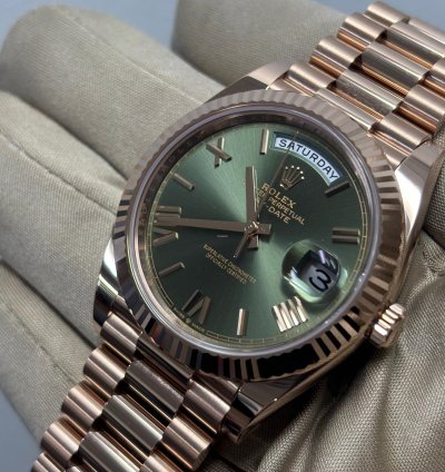 Rolex Day-date 40 40mm Olive 228235 New 2024