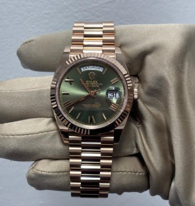 Rolex Day-date 40 40mm Olive 228235 New 2024