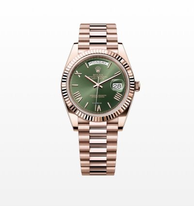 Rolex Day-date 40 40mm Olive Dial New Unworn 228235 2025